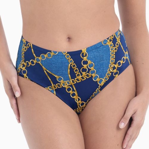 Rosa Faia Badmode Peggy jeans blauw bikini broekje
