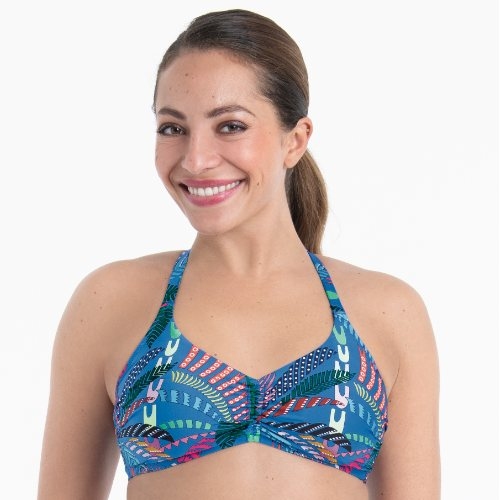 Anita Care Santa Rosa blauw prothese bikinitop