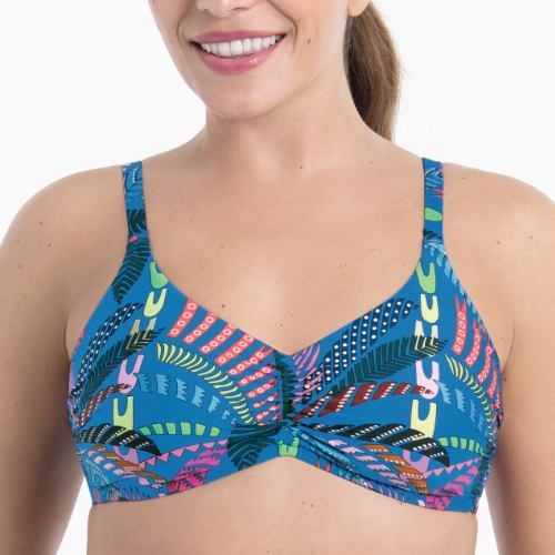 Anita Care Santa Rosa blauw prothese bikinitop
