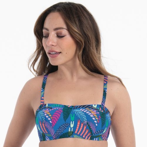 Rosa Faia Badmode Bella blauw soft-cup bikinitop