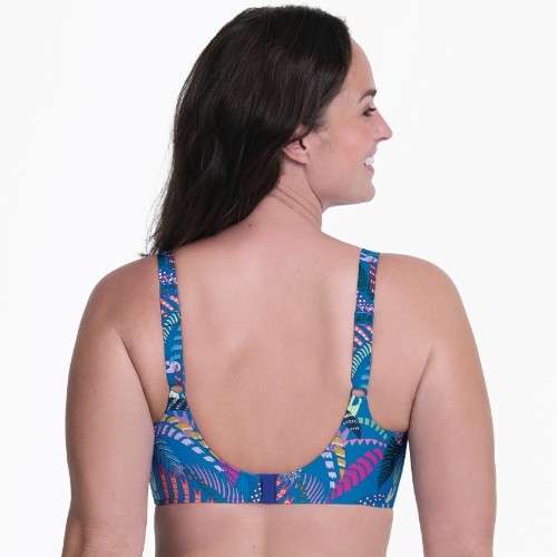 Rosa Faia Badmode Luna blauw soft-cup bikinitop