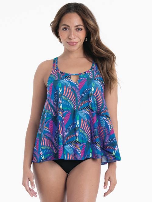 Rosa Faia Badmode Mabel blauw tankini top