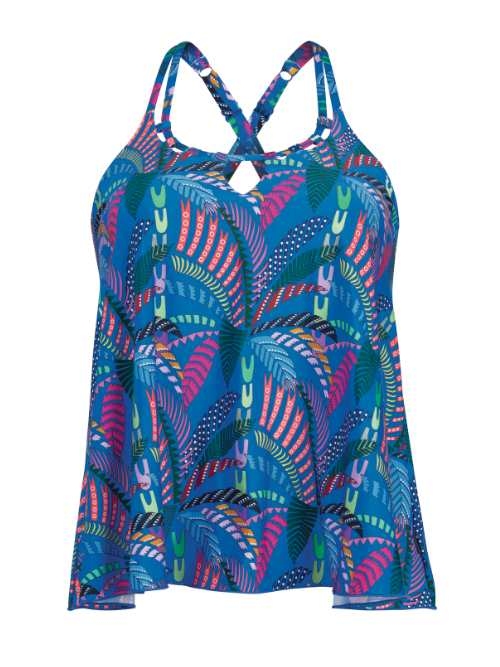 Rosa Faia Badmode Mabel blauw tankini top