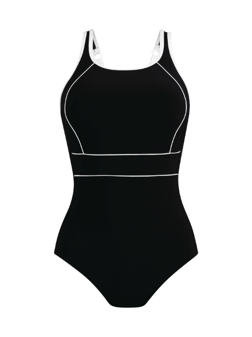 Anita Care Colina zwart/wit prothese badpak