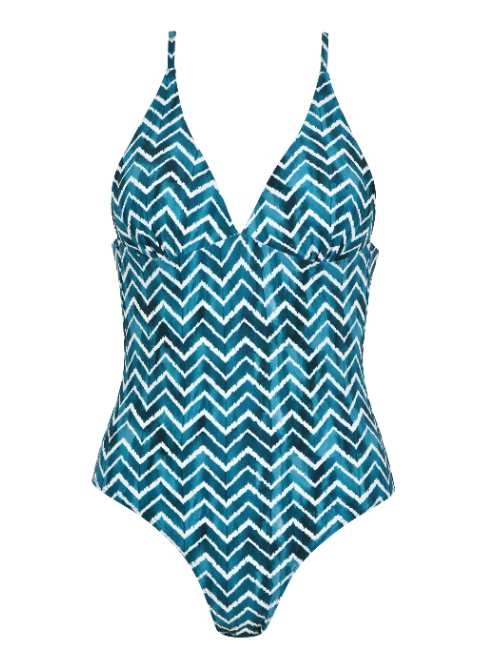 Naturana Badmode Dames groen badpak