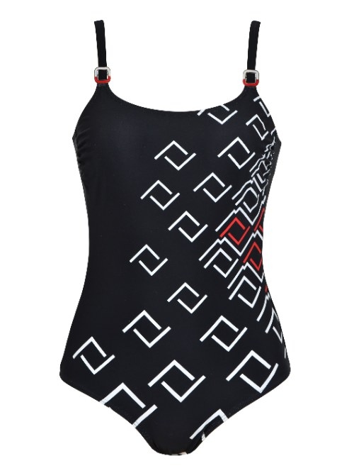 Naturana Badmode Dames zwart badpak