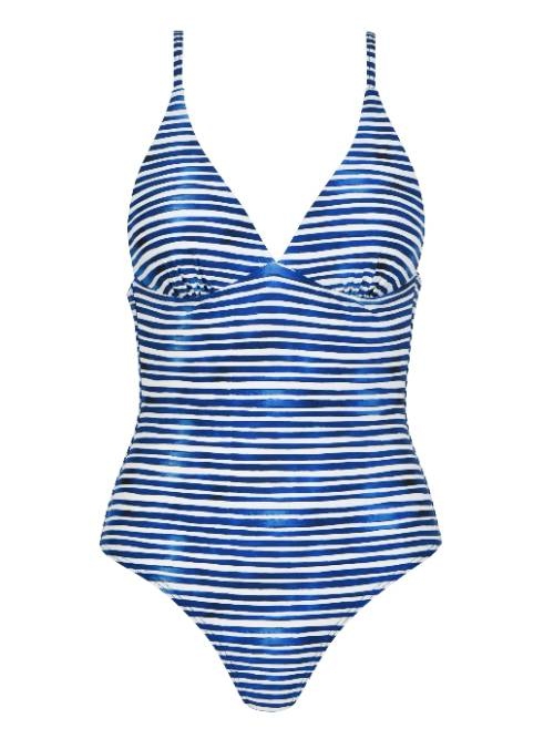 Naturana Badmode Dames blauw badpak