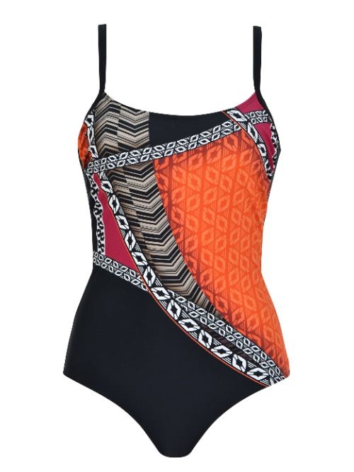 Naturana Badmode Dames oranje badpak