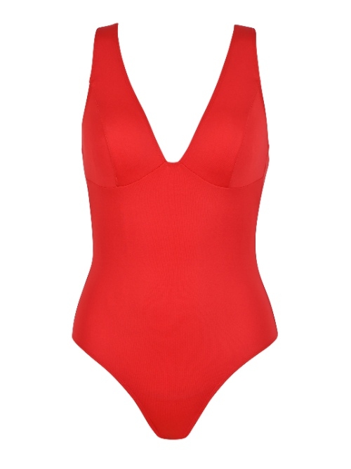 Naturana Badmode Dames rood badpak