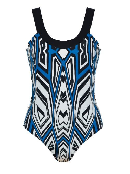 Naturana Badmode Dames zwart badpak