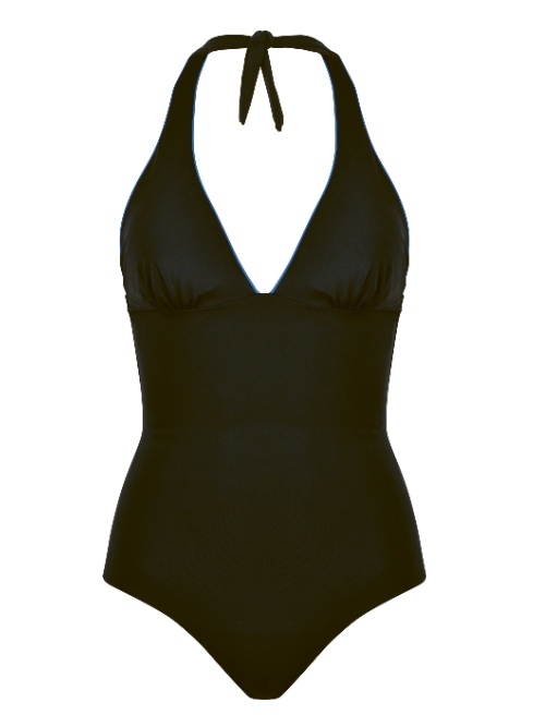 Naturana Badmode Dames zwart badpak