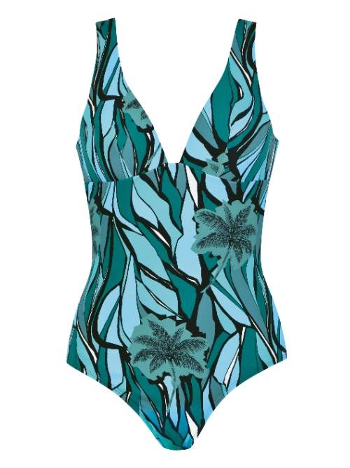 Naturana Badmode Dames groen badpak