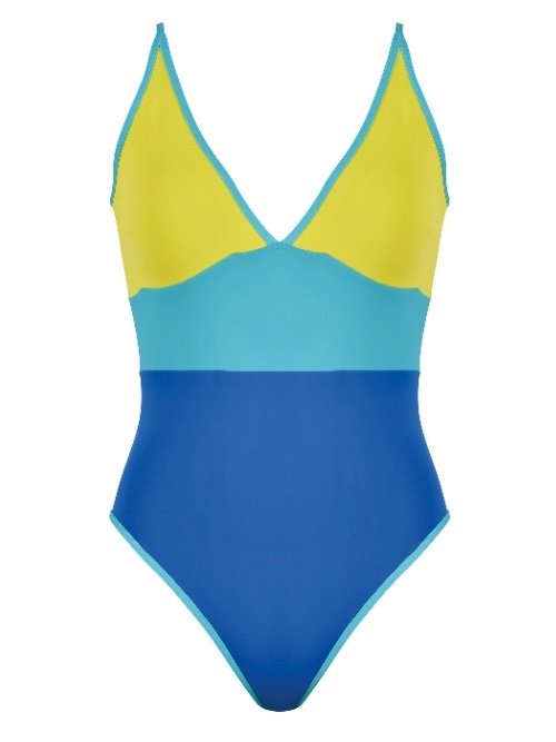 Naturana Badmode Dames marine blauw badpak