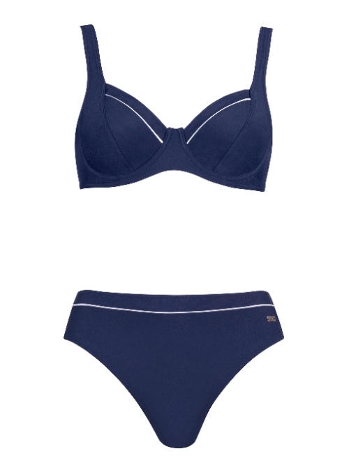 Naturana Badmode Dames marine blauw bikini set