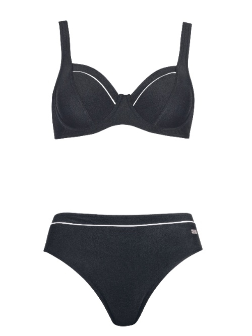 Naturana Badmode Dames zwart bikini set