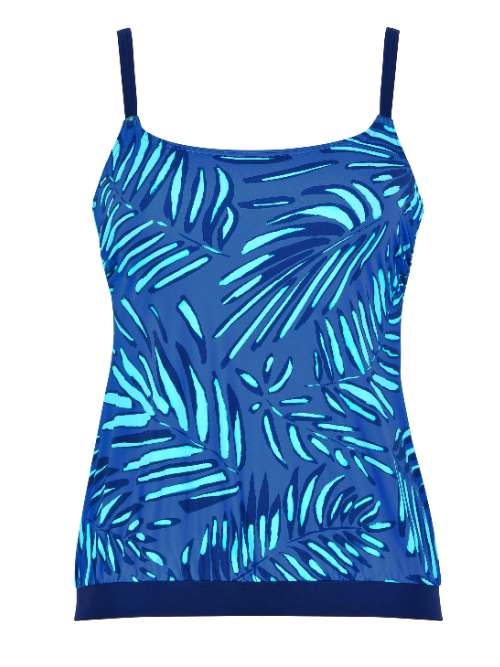 Naturana Badmode Dames marine blauw tankini top
