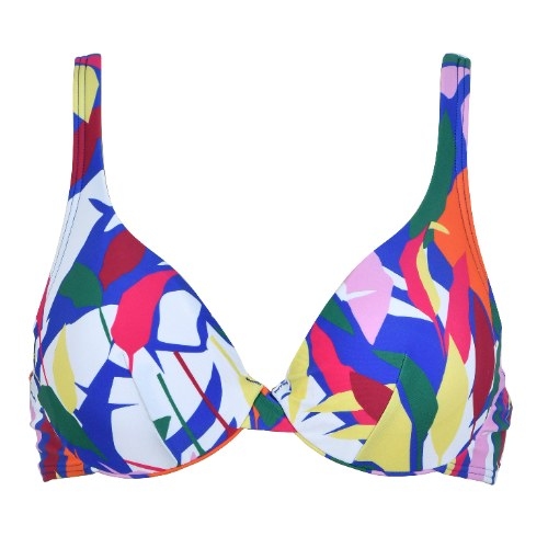 Naturana Badmode Dames roze/groen voorgevormde bikinitop