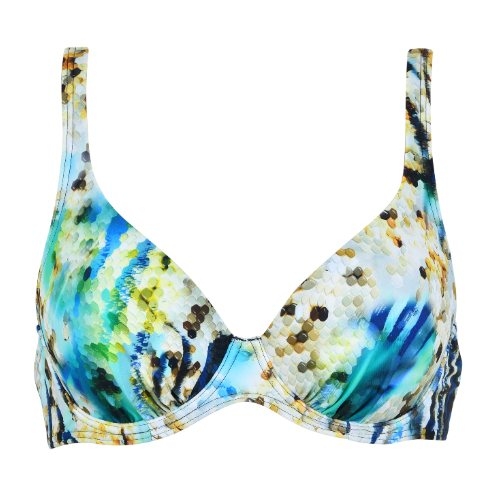 Naturana Badmode Dames blauw voorgevormde bikinitop