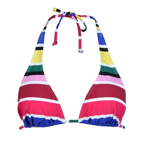 Naturana Badmode Dames roze/groen voorgevormde bikinitop