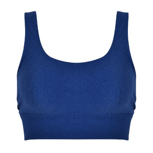 Naturana Badmode Dames marine blauw soft-cup bikinitop
