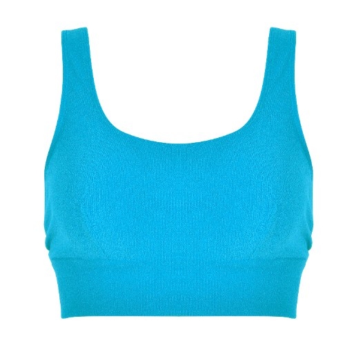 Naturana Badmode Dames turquoise soft-cup bikinitop