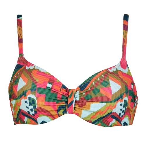 Naturana Badmode Dames rood voorgevormde bikinitop