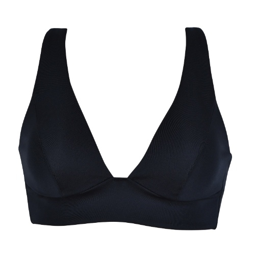 Naturana Badmode Dames zwart soft-cup bikinitop