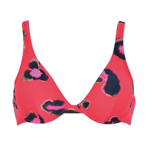 Naturana Badmode Dames rood voorgevormde bikinitop