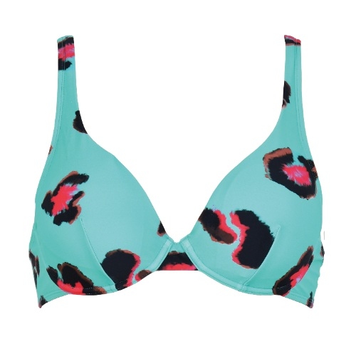 Naturana Badmode Dames aqua voorgevormde bikinitop
