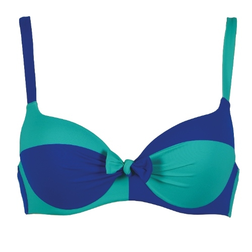 Naturana Badmode Dames blauw voorgevormde bikinitop