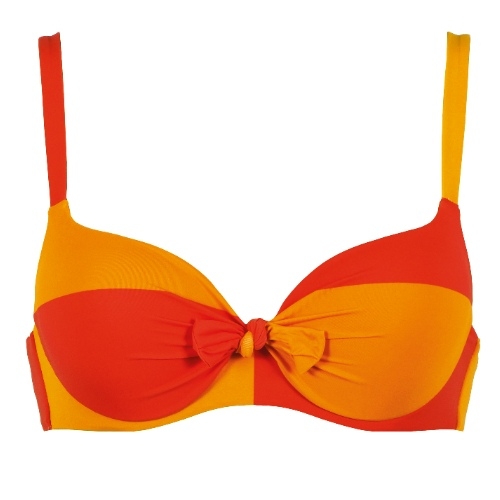 Naturana Badmode Dames rood voorgevormde bikinitop