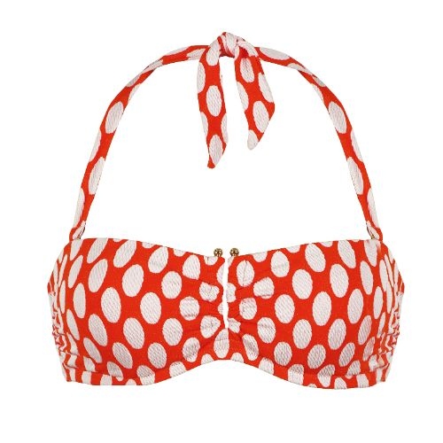 Naturana Badmode Dames rood voorgevormde bikinitop