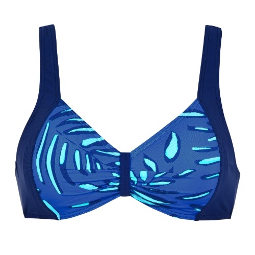 Naturana Badmode Dames marine blauw voorgevormde bikinitop