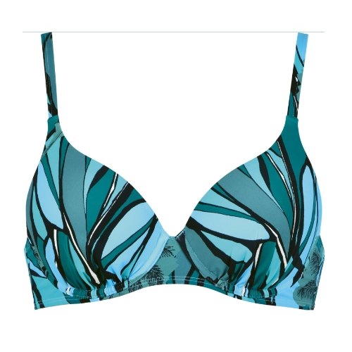 Naturana Badmode Dames groen voorgevormde bh