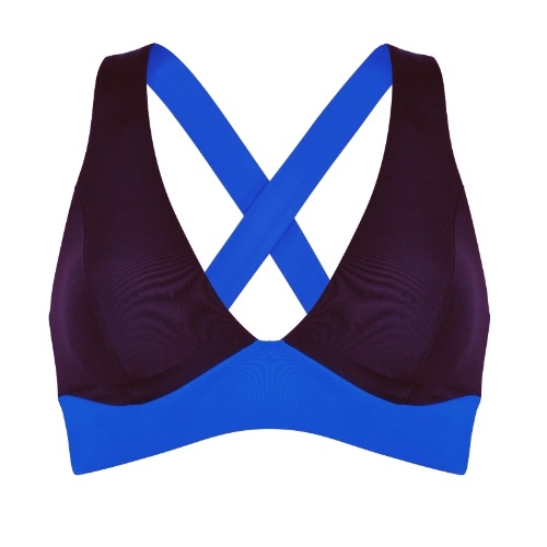 Naturana Badmode Dames zwart voorgevormde bikinitop