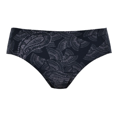 Naturana Badmode Dames zwart/bruin bikini broekje