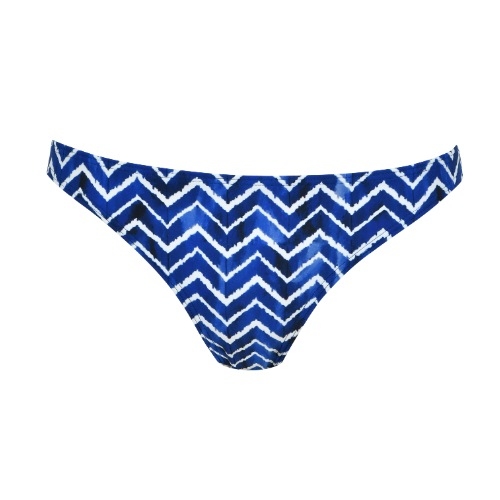 Naturana Badmode Dames blauw/wit bikini broekje