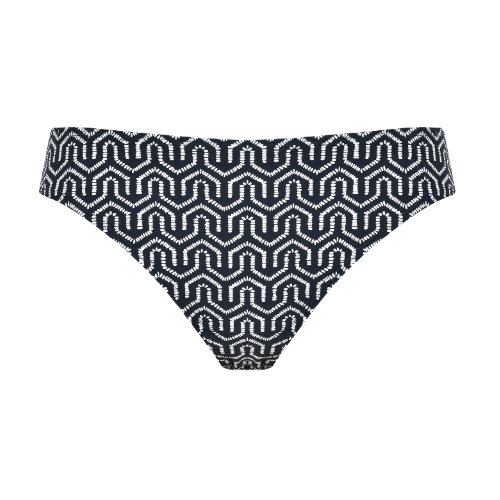 Naturana Badmode Dames zwart/wit bikini broekje