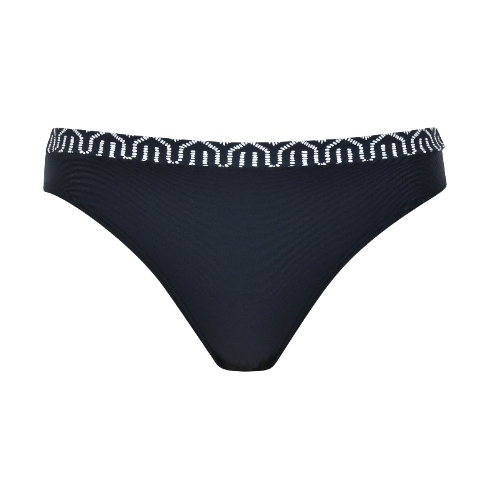Naturana Badmode Dames zwart/wit bikini broekje