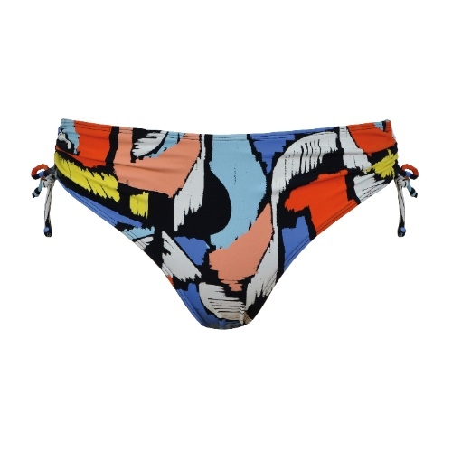 Naturana Badmode Dames zwart/multicolor bikini broekje