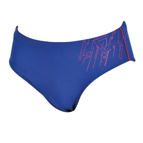 Naturana Badmode Heren marine blauw/rood zwemslip