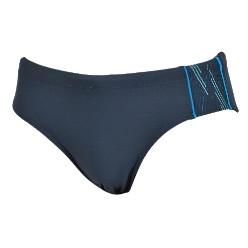 Naturana Badmode Heren grijs/blauw zwemslip