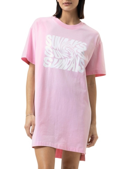 Mey Nachtmode Solid Love roze slaapshirt