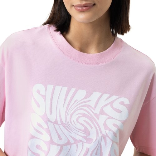 Mey Nachtmode Solid Love roze slaapshirt
