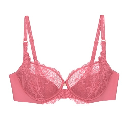 Triumph Wild Peony Florale roze niet voorgevormde bh