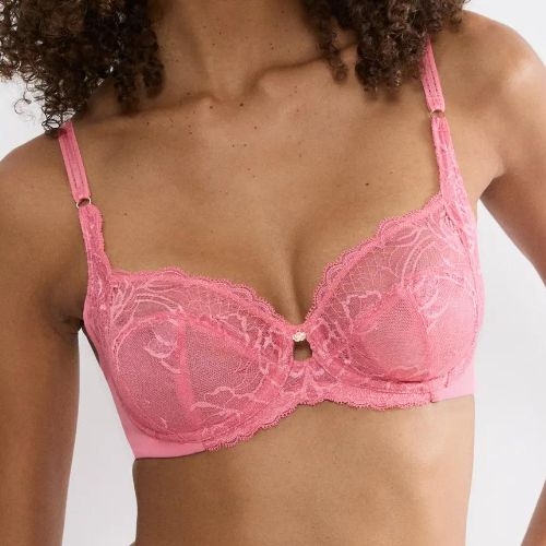 Triumph Wild Peony Florale roze niet voorgevormde bh