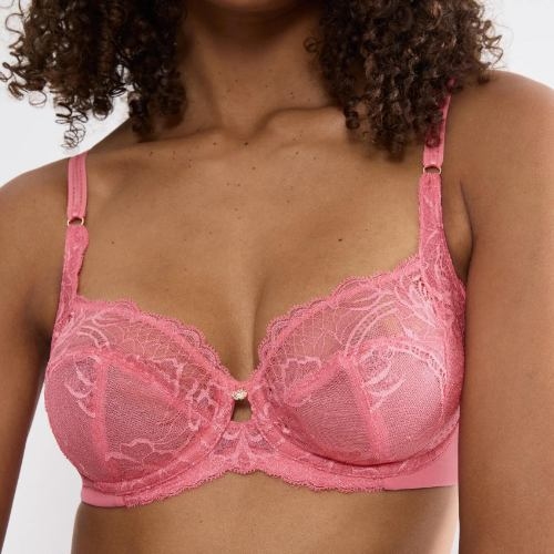 Triumph Wild Peony Florale roze niet voorgevormde bh