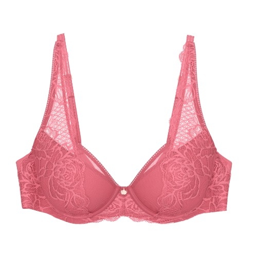 Triumph Wild Peony Florale roze voorgevormde bh
