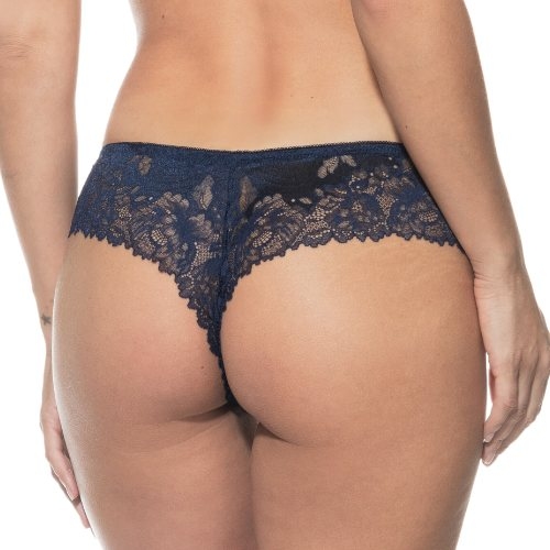 Mey Lingerie Luxurious marine blauw string