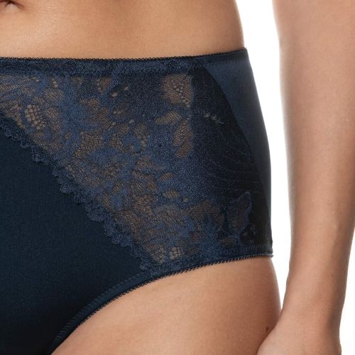 Mey Lingerie Luxurious marine blauw high brief